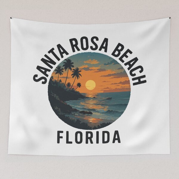 Item preview, Santa Rosa  Beach – Florida (with Black Lettering) designed and sold by VelvetRoom.