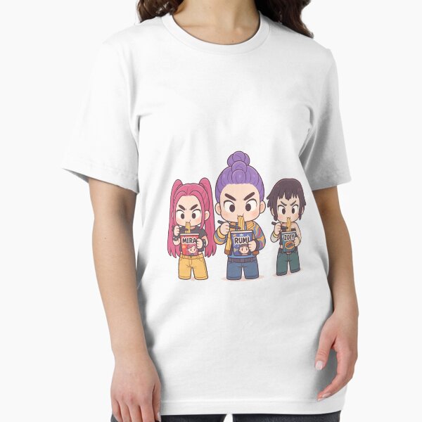 Aperçu de l'œuvre Huntrix Chibi Ramyeon - Chasseur de démons Kpop Saja Boys créée et vendue par moonfairs.
