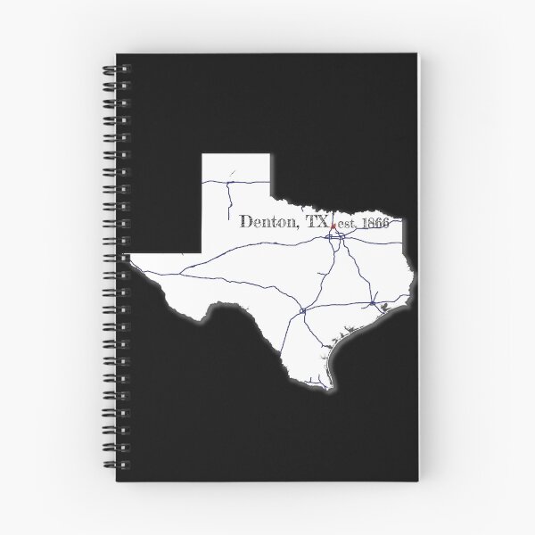 Item preview, Denton, TX [White] designed and sold by PhilbonianDezin.