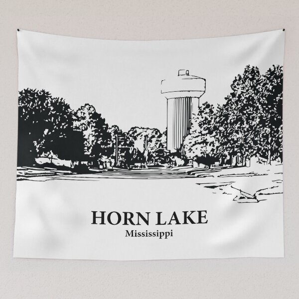 Item preview, Lago Horn - Misisipi designed and sold by Lakeric Cityscapes.