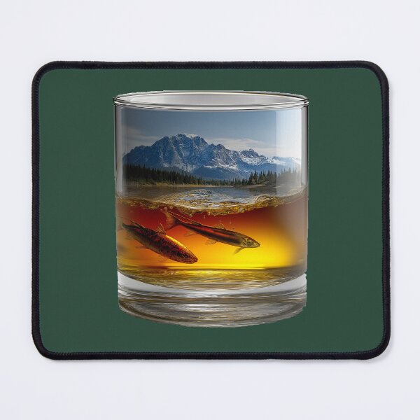 Item preview, Fishing bourbon design designed and sold by Primesource.