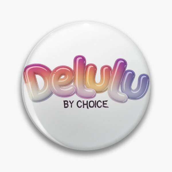 Item preview, Delulu by Choice – Statement bubble lettering with an ironic attitude vibe & TikTok aesthetic designed and sold by VariousGoodies.