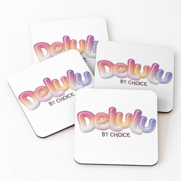 Item preview, Delulu by Choice – Statement bubble lettering with an ironic attitude vibe & TikTok aesthetic designed and sold by VariousGoodies.