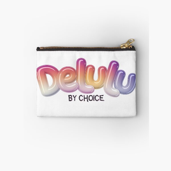 Item preview, Delulu by Choice – Statement bubble lettering with an ironic attitude vibe & TikTok aesthetic designed and sold by VariousGoodies.