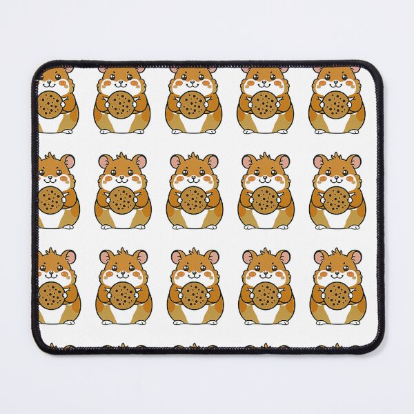 Item preview, hamster holding a chocolate chip cookie design designed and sold by AKANKEDESIGN.