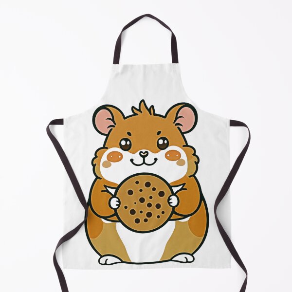 Item preview, hamster holding a chocolate chip cookie design designed and sold by AKANKEDESIGN.