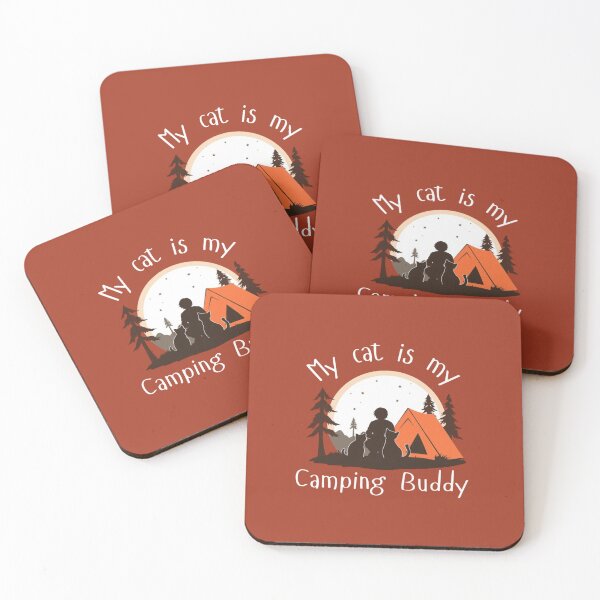 Item preview, My Cat Is My Camping Buddy designed and sold by Be-Adventurous.