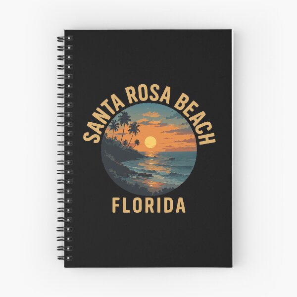 Item preview, Santa Rosa Beach – Florida (with Gold Lettering) designed and sold by VelvetRoom.