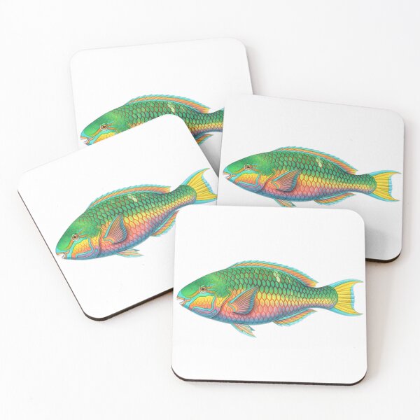 Item preview, Stoplight parrotfish designed and sold by 4rtistcDrift.