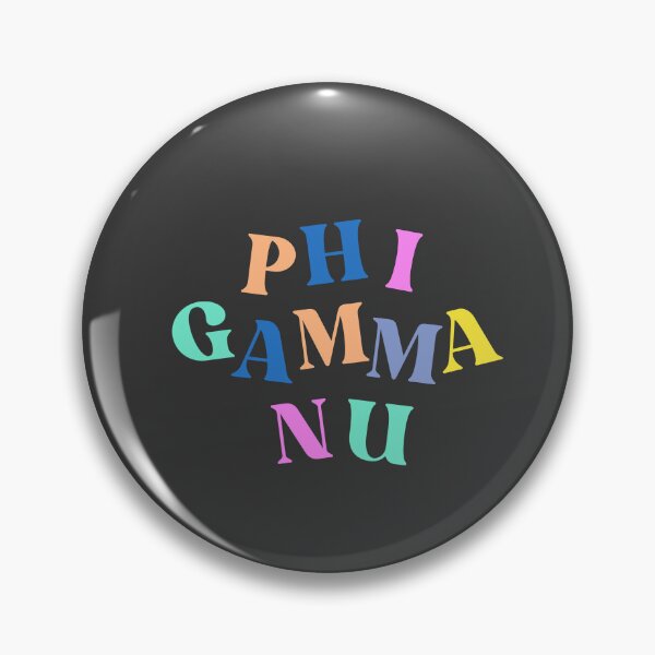Item preview, PHI GAMMA NU bouncy letters designed and sold by abbeygfrerer.