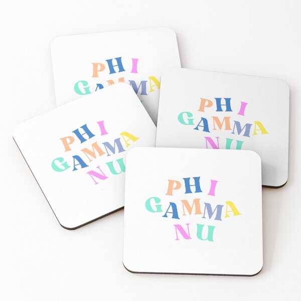 Item preview, PHI GAMMA NU bouncy letters designed and sold by abbeygfrerer.