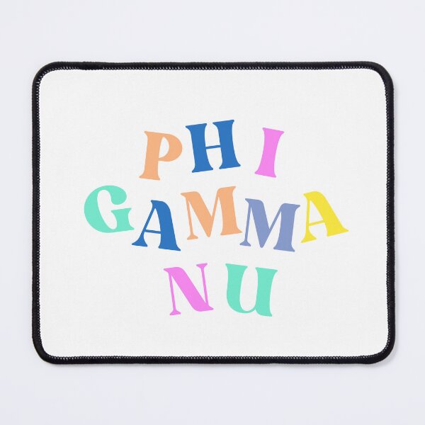 Item preview, PHI GAMMA NU bouncy letters designed and sold by abbeygfrerer.