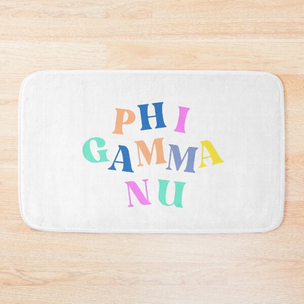 Item preview, PHI GAMMA NU bouncy letters designed and sold by abbeygfrerer.