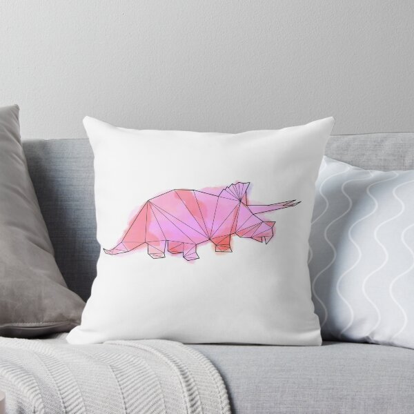 Item preview, Geometric Pink Anchiceratop Dinosaur designed and sold by kelciparsell.