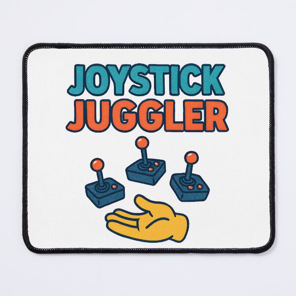 Item preview, Retro Gamer Joystick Juggler Funny Arcade T-Shirt Design designed and sold by The-T-In-Retro.