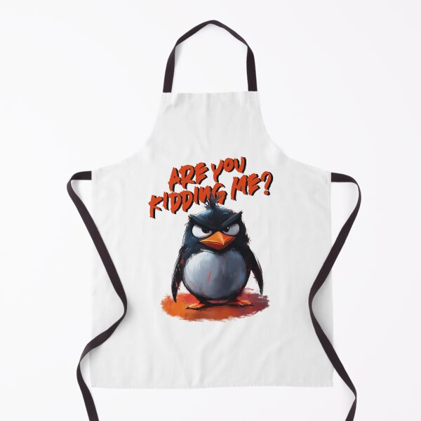 Item preview, Funny Angry Penguin – "Are You Kidding Me?" Cartoon Sarcastic T-Shirt designed and sold by RK-ART-DESIGN.