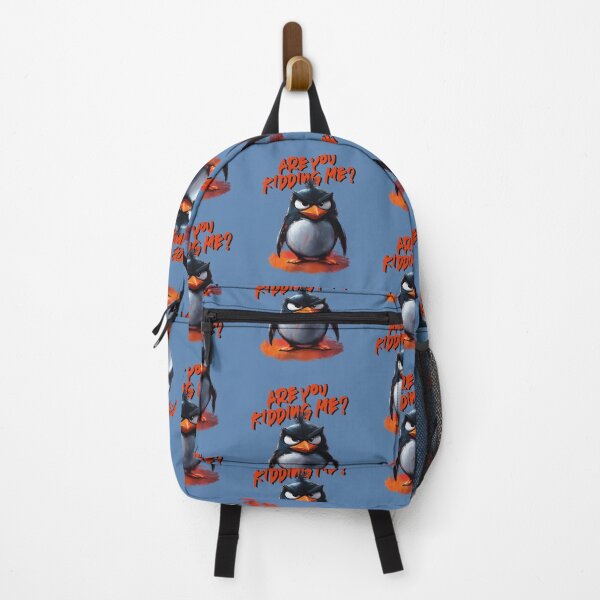 Item preview, Funny Angry Penguin – "Are You Kidding Me?" Cartoon Sarcastic T-Shirt designed and sold by RK-ART-DESIGN.