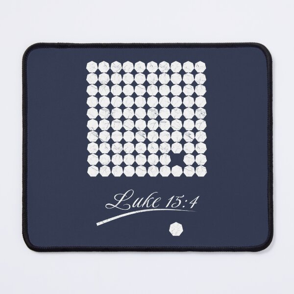 Item preview, christian abstract minimal art - parable of the lost sheep- luke 15 4 -white designed and sold by ZechJohnRB.
