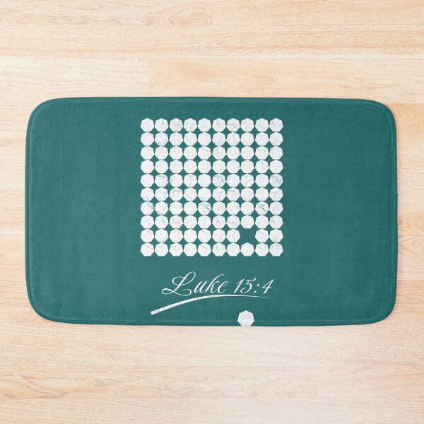 Item preview, christian abstract minimal art - parable of the lost sheep- luke 15 4 -white designed and sold by ZechJohnRB.