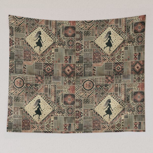 Item preview, Vintage Kuba Cloth Patterns designed and sold by PrintAfricanArt.