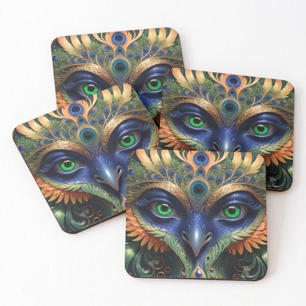 Item preview, Fractalized Blue Avian  designed and sold by LucidHarmonyArt.