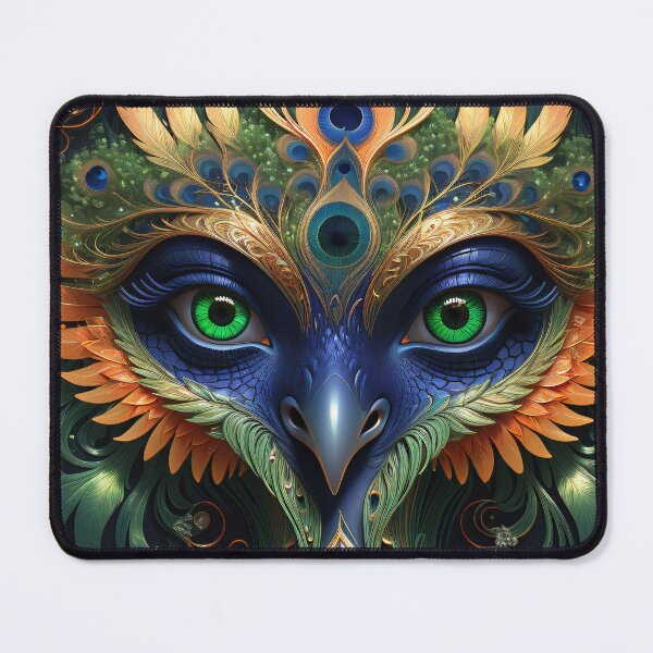 Item preview, Fractalized Blue Avian  designed and sold by LucidHarmonyArt.