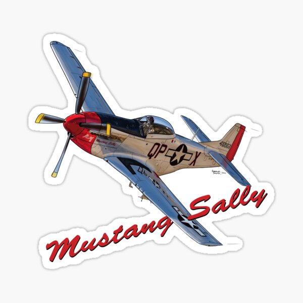 Item preview, P-51 Mustang Sally 1 designed and sold by GeraldSmithArt.