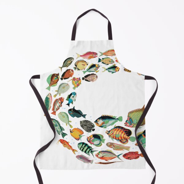 Item preview, Exotic Fish Illustrations: Colorful Marine Art Print designed and sold by Starpuffdesign.