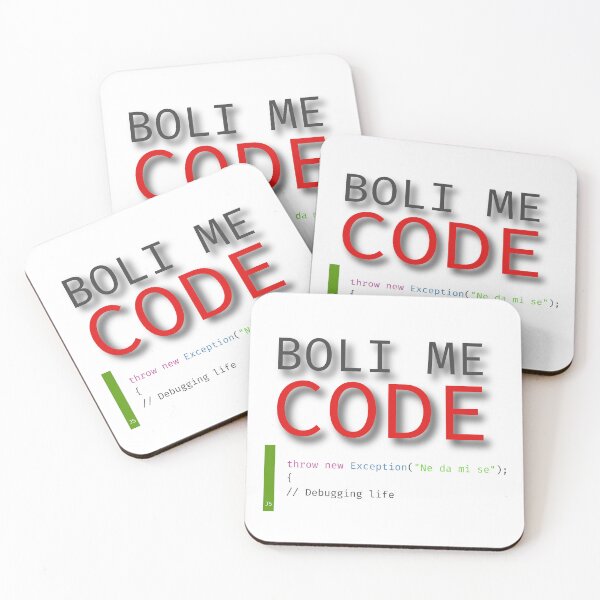 Item preview, Boli me Code - Neda mi se designed and sold by @wear.words.