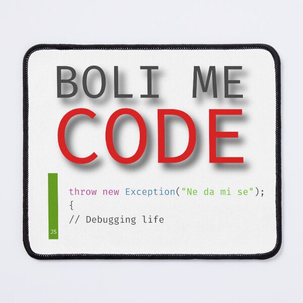 Item preview, Boli me Code - Neda mi se designed and sold by @wear.words.