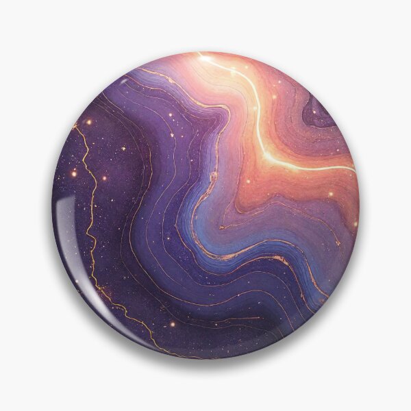 Artikelvorschau, Violet Ember Galaxy Marmortextur – Nahtloses kosmisches Steindesign entworfen und verkauft von Wordsmith-Wear.