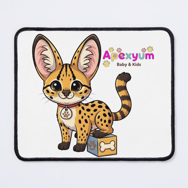 Item preview, Mini Serval COLLECTION MINI WILDS BY APEXYUM BABY & KIDS designed and sold by APEXYUM.