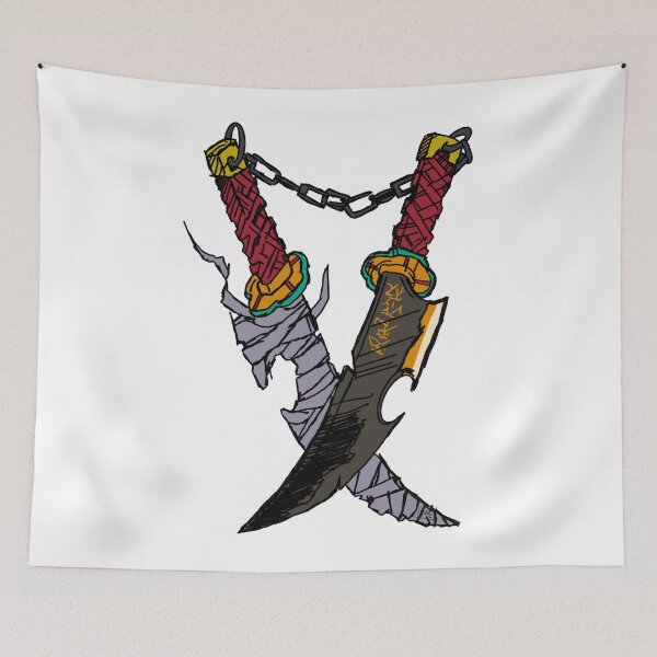 Item preview, Tengen Uzui swords- Kimetsu no yaiba Fanart designed and sold by Illehcimart.