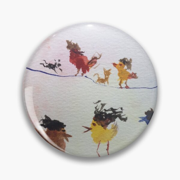 Item preview, Birdies with their pet dogs on telegraph wires. designed and sold by Dwyte2U2.