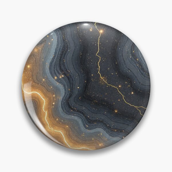 Artikelvorschau, Schwarzgoldene Galaxie-Marmortextur – Nahtloses himmlisches Steindesign entworfen und verkauft von Wordsmith-Wear.