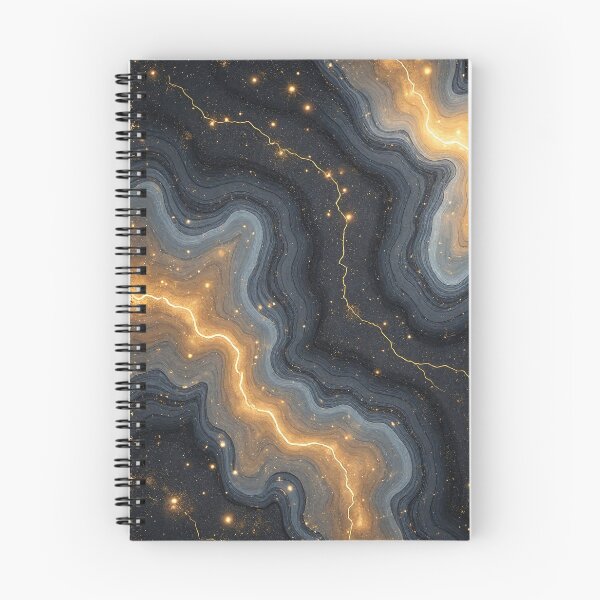 Item preview, Black Gold Galaxy Marble Texture – Seamless Celestial Stone Design designed and sold by Wordsmith-Wear.
