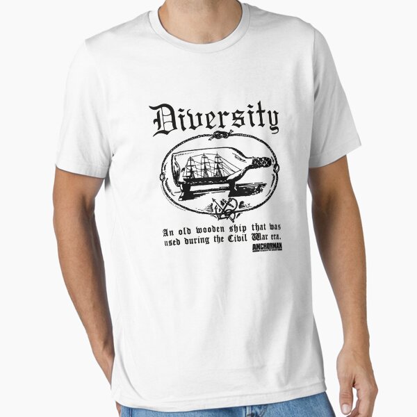 Item preview, Anchorman Diversity An Old Wooden Ship designed and sold by FifthSun.