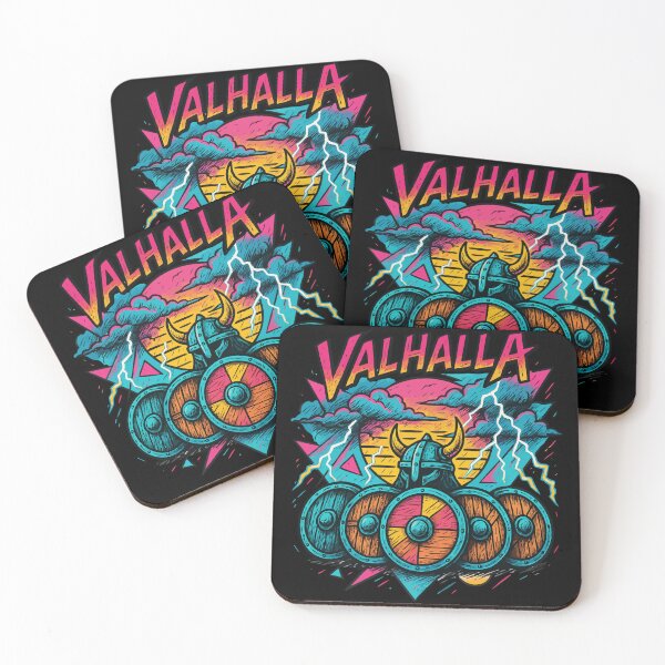 Item preview, Viking Shield Wall Valhalla Norse Retro  designed and sold by TomFrontierArt.