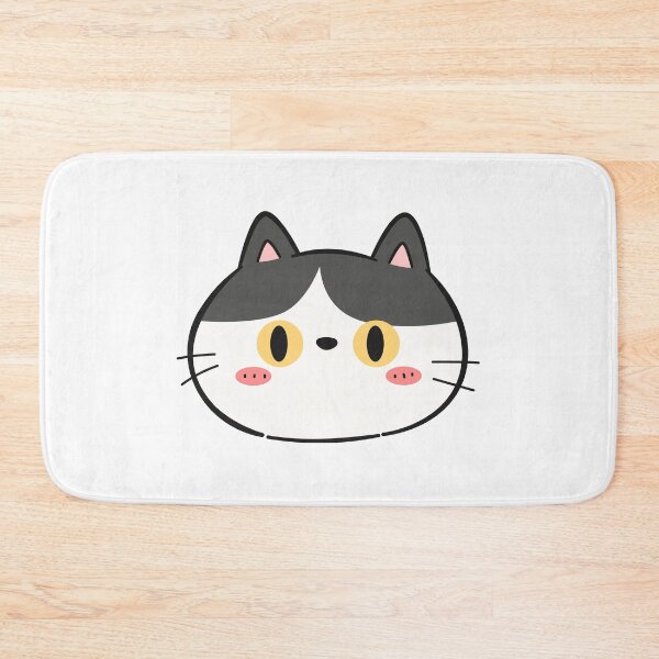 Item preview, Funny cat face doodle cartoon designed and sold by aleandrociao.