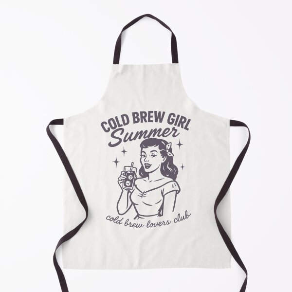 Item preview, COLD BREW GIRL Summer – retro vintage design | Gift for cold brew lovers designed and sold by Graphicarium Shop.