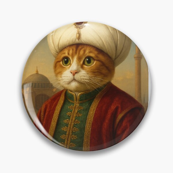Artikelvorschau, Türkische Katze in Istanbul, im Stil des osmanischen Sultans entworfen und verkauft von mrsupicku.