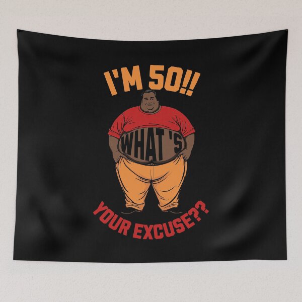 Item preview, I'm 50 What's Your Excuse?? (Red) designed and sold by S4G Tees.