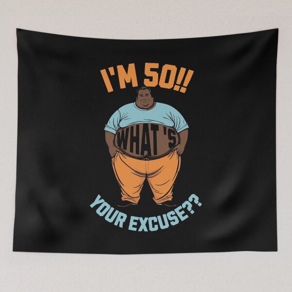 Item preview, I'm 50 What's Your Excuse?? (Blue) designed and sold by S4G Tees.