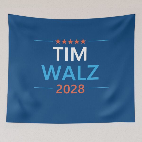Artikelvorschau, Tim Walz 2024 für das Präsidentenamt entworfen und verkauft von kiwi91.