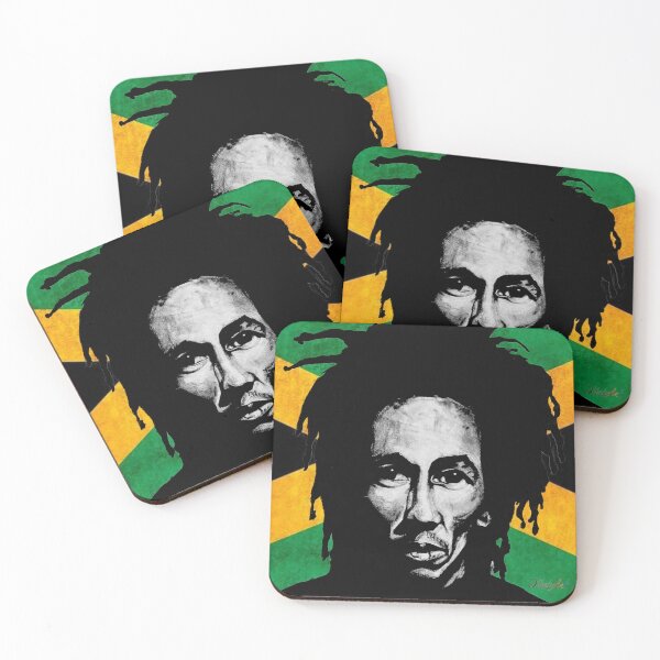 Item preview, Bob Marley Natty Dread Jamaica Flag designed and sold by Dherbzart.