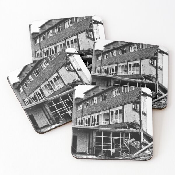 Item preview, Demolition of OLPJ Lower School, Corby, Northants, UK  designed and sold by Kate Anderson Art.