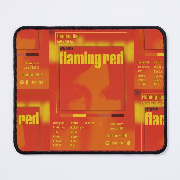 Item preview, Flaming red patty griffin album poster designed and sold by annaseditss.