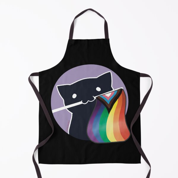 Artikelvorschau, Void Kitty Fortschritt Pride Flagge entworfen und verkauft von Scarlet Sung.