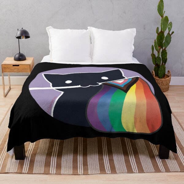 Item preview, Bandera del orgullo de Void Kitty Progress designed and sold by Scarlet Sung.