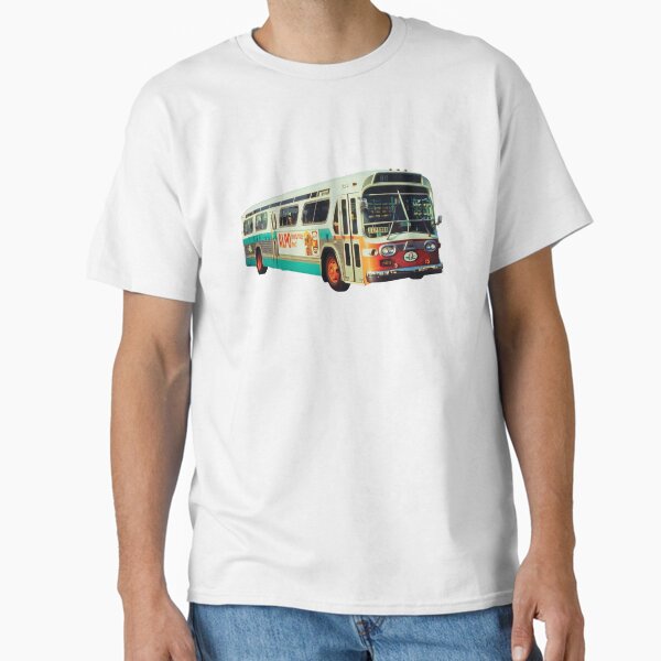 Item preview, Retro AC Transit Bus - Vintage Alameda County Transit Bus designed and sold by PIXEL POP DESIGNS - Beyond the Norm!.